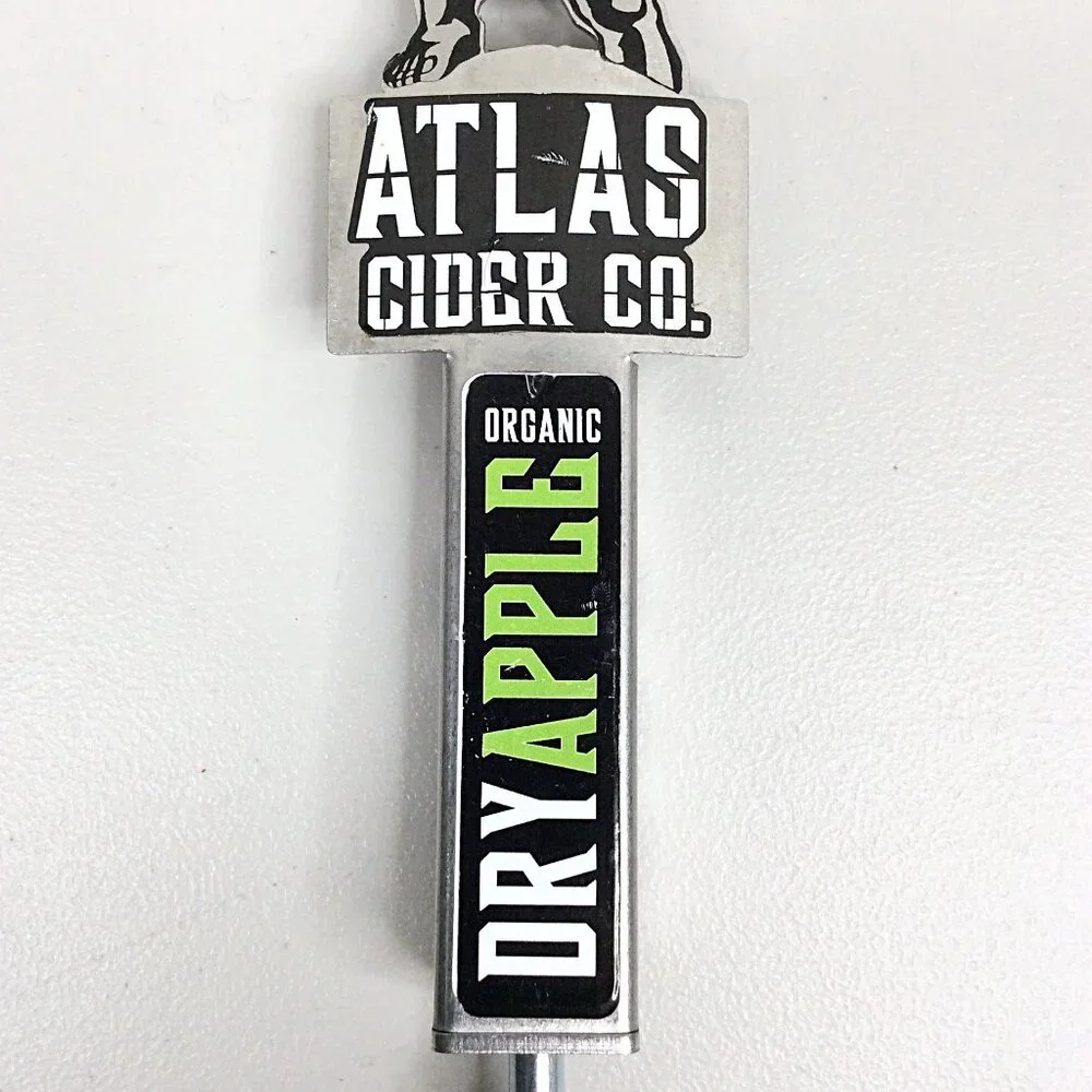 Atlas Cider Co. Tap Handle Dry Apple‎ Organic Metal Bend Oregon 11